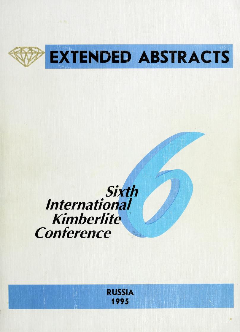 					View Vol. 6 (1995): Vol 6: International Kimberlite Conference, Novosibirsk
				